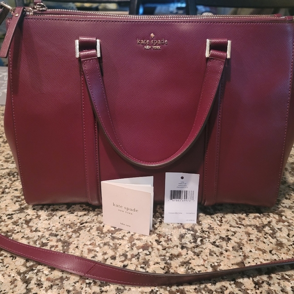 ❌SOLD❌NWT Kate Spade Newbury Lane in Cherrywood - Large - Picture 4 of 16